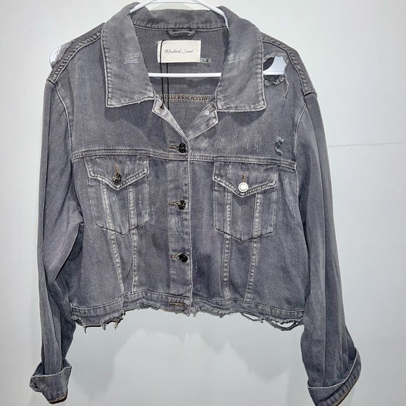 Grey Denim Jacket - Picture 1 of 2